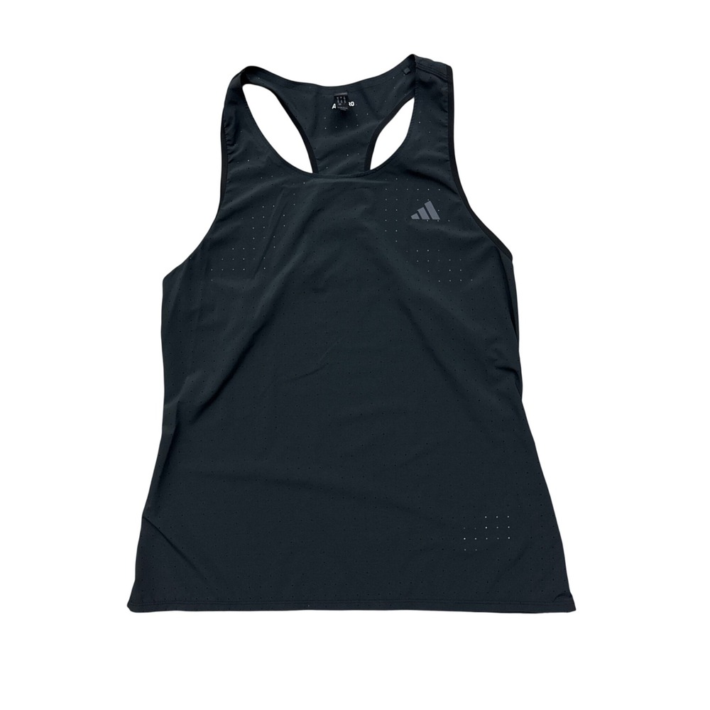 Adidas Adizero Aeroready Running Tank Top Black Racerback Womens M